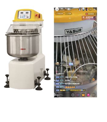 180 libbre di impastatrice a spirale 4.5kw si raddoppiano motore gemellato a spirale del mescolatore di pasta della velocità