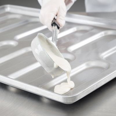 41055 ha lustrato il panino arrotondato d'acciaio alluminato Pan Tray di panino imbottito di conclusione
