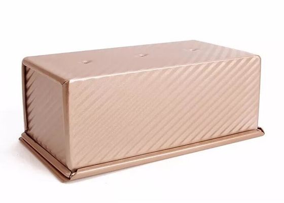 La pagnotta di alluminio antiaderante dell'oro del NSF di servizio d'alimentazione filtra la pagnotta ondulata Pan Bread Tin