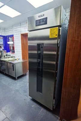 Ritardatore doppio Proofer Yasur della pasta del Governo 36 vassoi Portata-nel tipo vassoi 4kw di 40X60 cm