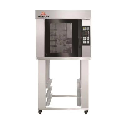 Vassoi di tipo americano rotatori di Oven Five Trays 18x26 dell'aria calda di Yasur per pane e pasticceria danesi 9.5kw