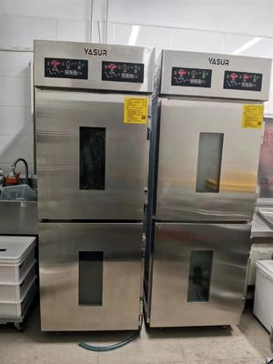 Ritardatore doppio Proofer Yasur della pasta del Governo 36 vassoi Portata-nel tipo vassoi 4kw di 40X60 cm