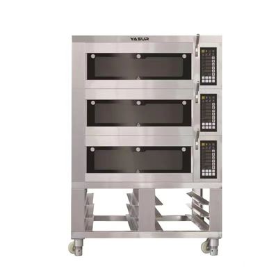 vapore bollente elettrico di Tray Commercial Deck Oven With del forno 9 della piattaforma di 16.5kw 18x26 3