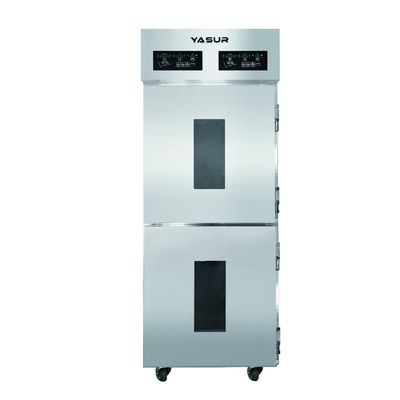 Ritardatore doppio Proofer Yasur della pasta del Governo 36 vassoi Portata-nel tipo vassoi 4kw di 40X60 cm