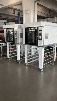 Vassoi di tipo americano rotatori di Oven Five Trays 18x26 dell'aria calda di Yasur per pane e pasticceria danesi 9.5kw