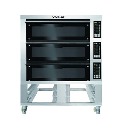Il vassoio elettrico di Tray Oven For 40X60cm della piattaforma 6 di Yasur 3, 11Kw per pane agglutina la cottura della pizza e del biscotto