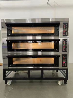 piattaforma elettrica 9 Tray Oven del biscotto 3 del forno 40x60cm della piattaforma 300c