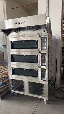vapore bollente elettrico di Tray Commercial Deck Oven With del forno 9 della piattaforma di 16.5kw 18x26 3