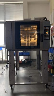 Vassoi convenzionali di Oven Five Stati Uniti del gas dell'aria calda di Yasur 18&quot;» pane del croissant X26 e forno danesi 9.5Kw della pasticceria, con vapore