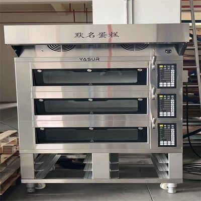 piccolo forno 40X60cm della pizza della piattaforma del vassoio 3 di Oven European 6 della piattaforma del forno 11kw