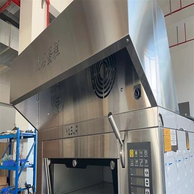 Convezione asiatica Oven Five Trays del forno 40X60cm 9.5Kw con vapore