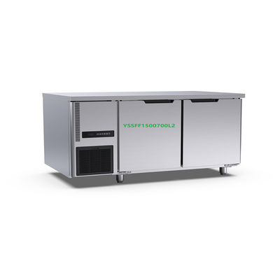 Tabella del congelatore del petto 220v del congelatore 1500×700×800mm del banco della porta 360l 2