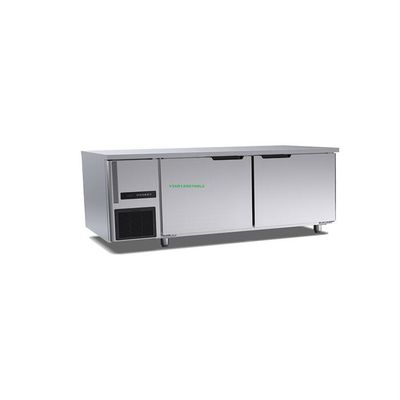 porta commerciale del congelatore due della Tabella di lavoro del congelatore 260l 200w del piano d'appoggio di 1200×700×800mm