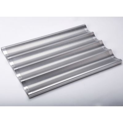 La pagnotta del NSF 5 di servizio d'alimentazione ha lustrato le baguette di alluminio che cuociono Tray French Bread Pan