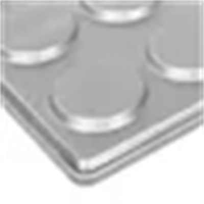 Panino di hamburger d'acciaio lustrato a 3 pollici di RK Bakeware Cina Aluminumized Pan Baking Tray