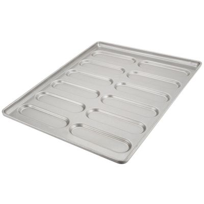 41055 ha lustrato il panino arrotondato d'acciaio alluminato Pan Tray di panino imbottito di conclusione