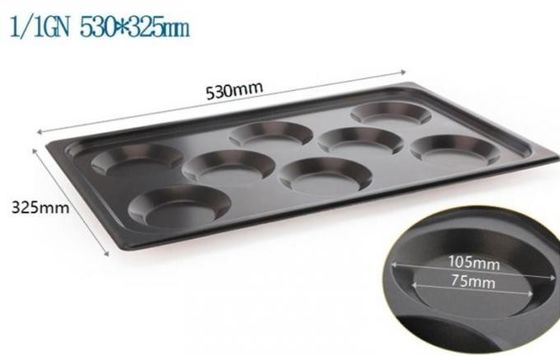 Vassoio di alluminio antiaderante 530x325mm di cottura dell'uovo di Combi Oven Gastronorm GN 1/1 di servizio d'alimentazione