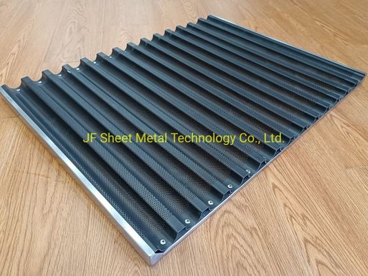 14 vassoio del pane francese di Moldes PARA Pan Frances Aluminum Baguette Baking Tray