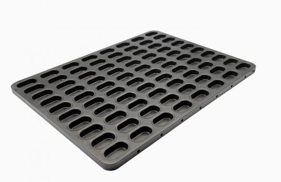 Grande vassoio bollente di alluminio del NSF Jelly Bar Nonstick Snack Bar del vassoio di 64 cavità