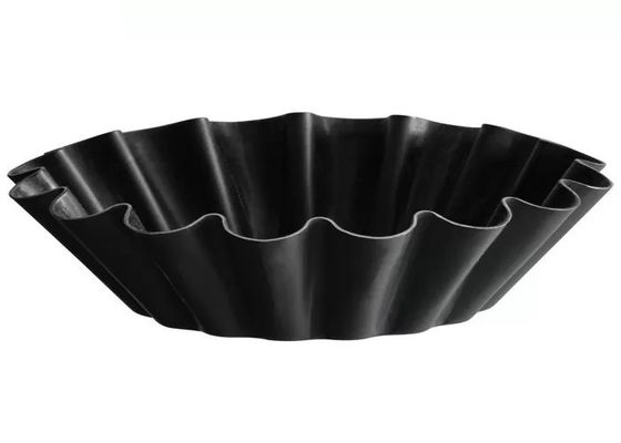 Muffa di alluminio antiaderante di Mini Fluted Brioche Cake Pan della muffa del bigné del NSF Telfon di servizio d'alimentazione