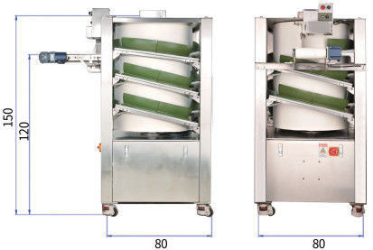 Macchina più rotonda del panino del divisore del pane verticale della macchina 6000pcs/H 50-2000g