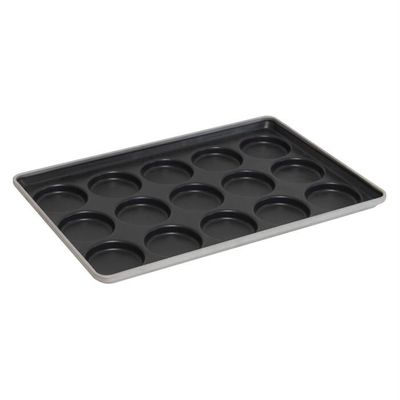 NSF bollente di alluminio lustrato 41005 del vassoio un muffin Pan Hamburger Bun bollente superiore di 15 muffe